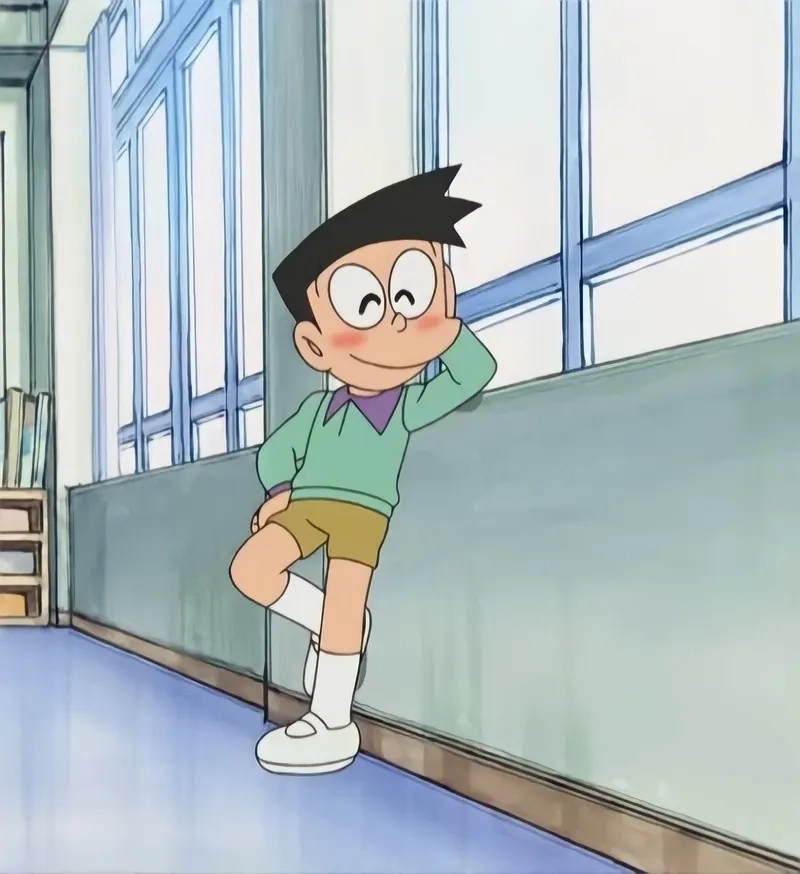 Ngắm nhìn hình ảnh Suneo cute với kiểu tóc đặc trưng