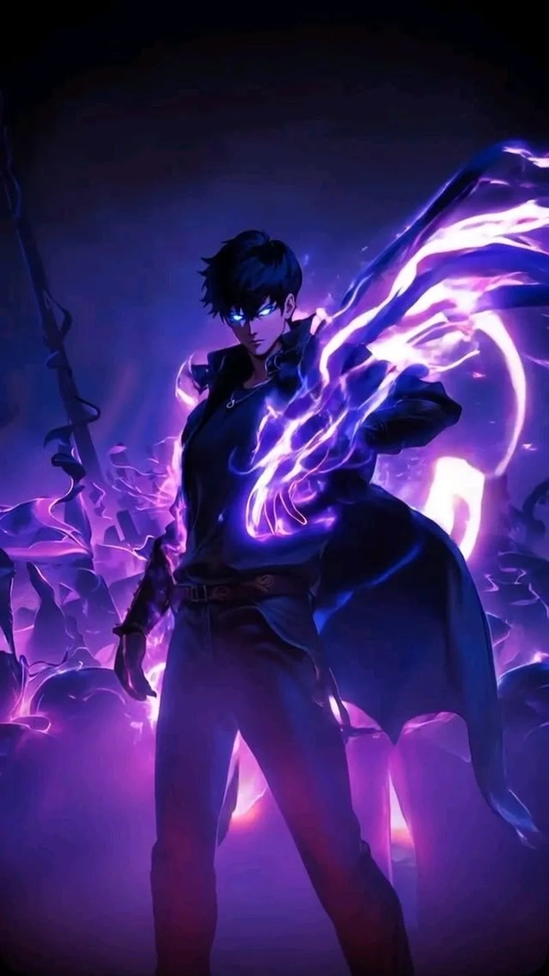 Anime Sung Jin Woo tái hiện hình ảnh ngầu đỉnh chuẩn manhwa