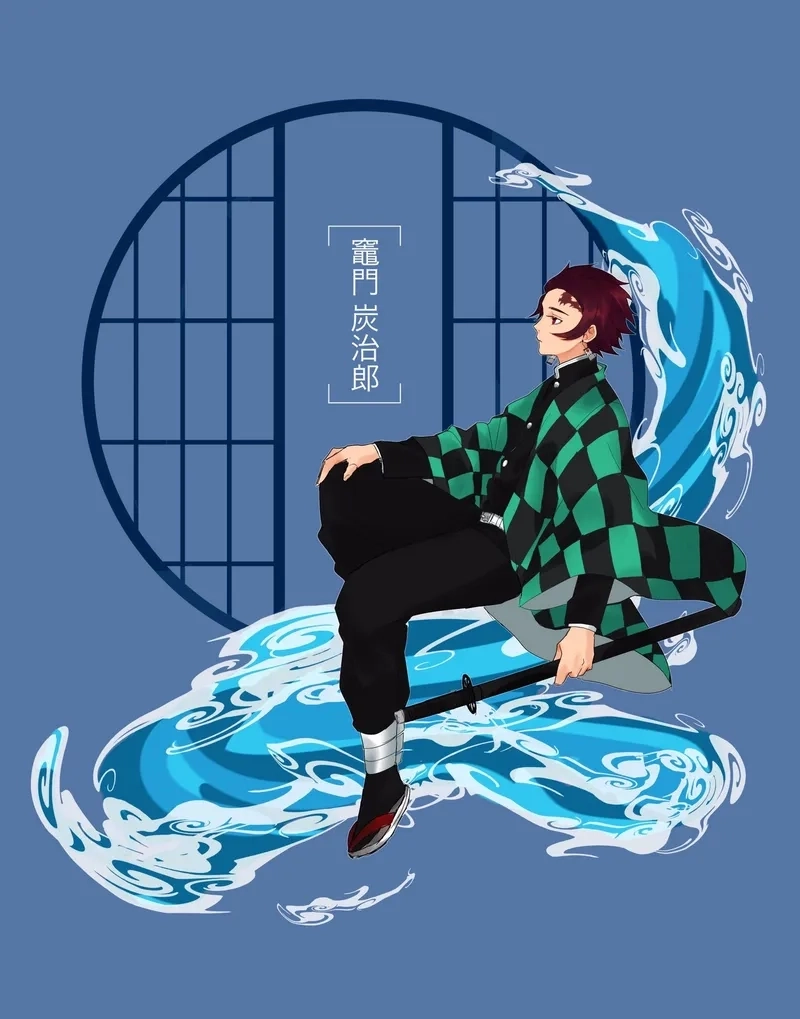 Tanjiro PNG tách nền đẹp dùng làm sticker, edit