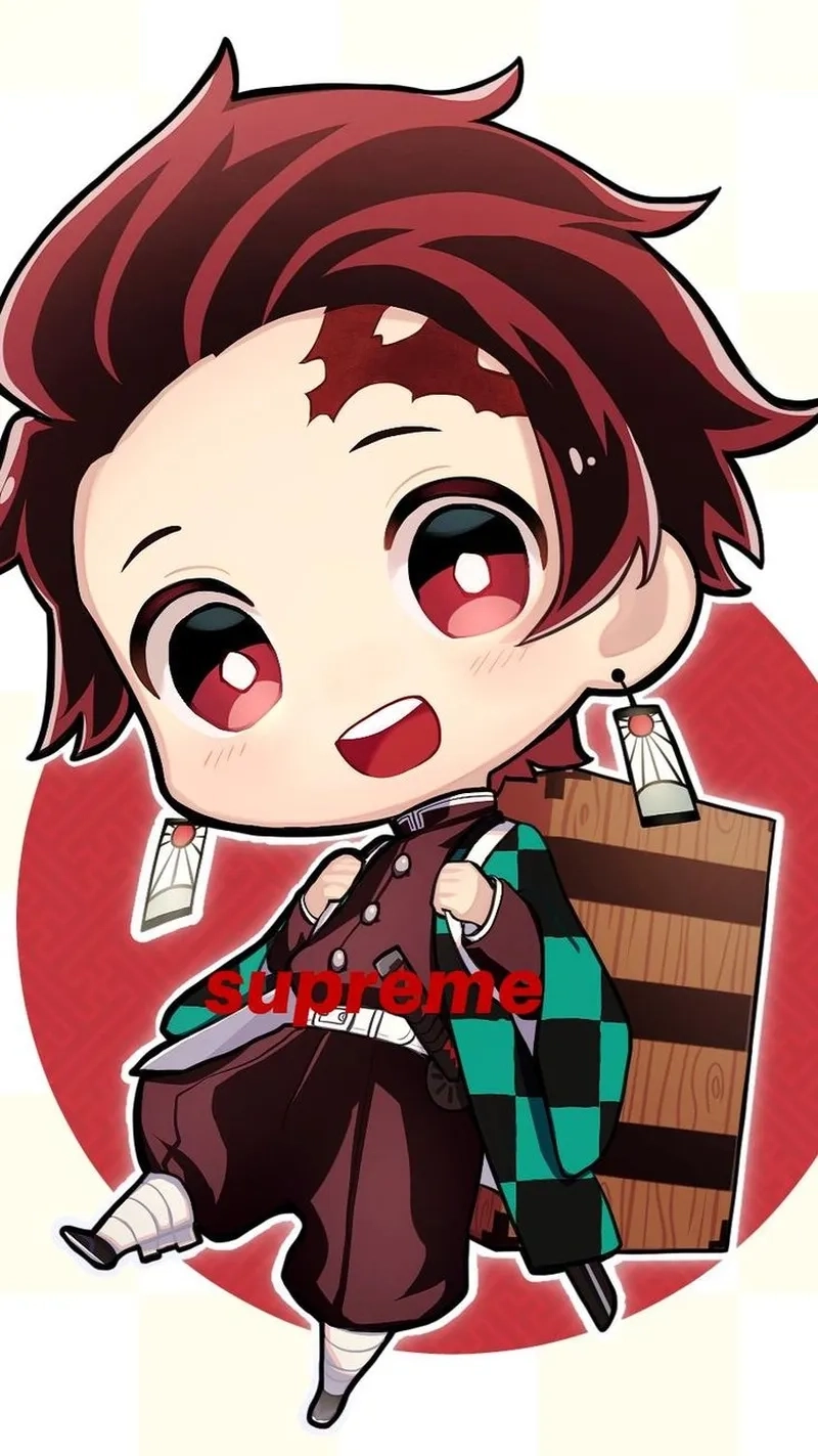 Tanjiro chibi cute rất được yêu thích bởi cộng đồng fan