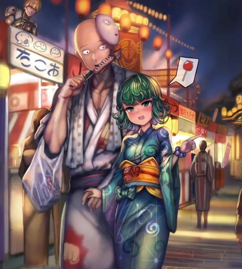 Kết hợp đầy thú vị giữa Tatsumaki Genos