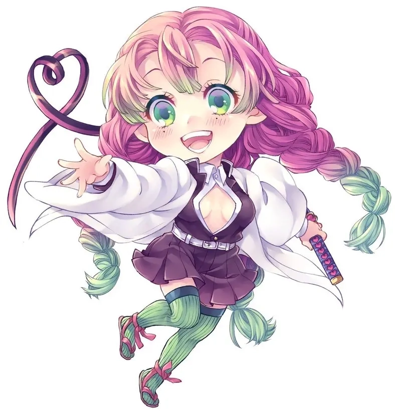 Toàn bộ thanh gươm diệt quỷ phiên bản chibi trong một bộ ảnh