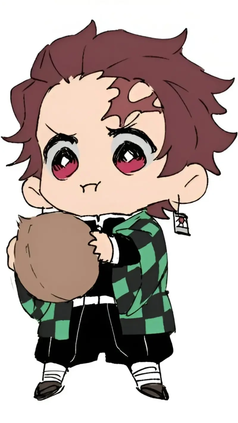 Tải ngay ảnh anime thanh gươm diệt quỷ chibi siêu đáng yêu