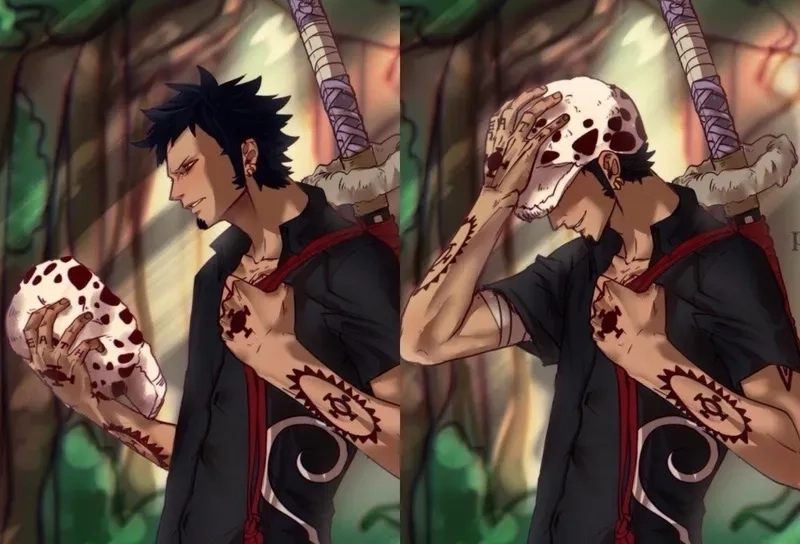 Mẫu áo khoác Trafalgar D Water Law Hoodie cực ngầu cho fan