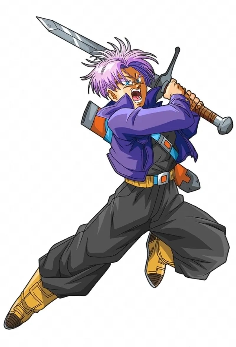 Dragon ball super Trunks sở hữu trạng thái siêu saiyan rage hiếm có