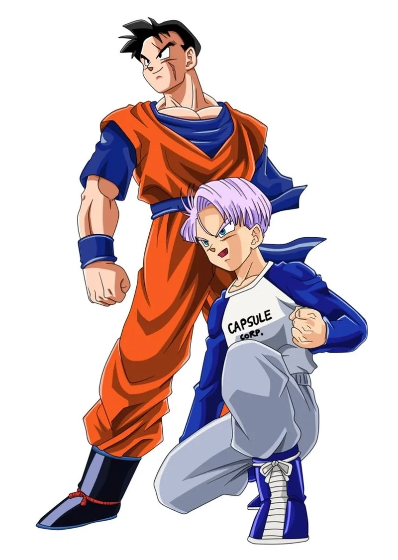 Trunks Gohan đều là những học trò xuất sắc của Goku và Vegeta
