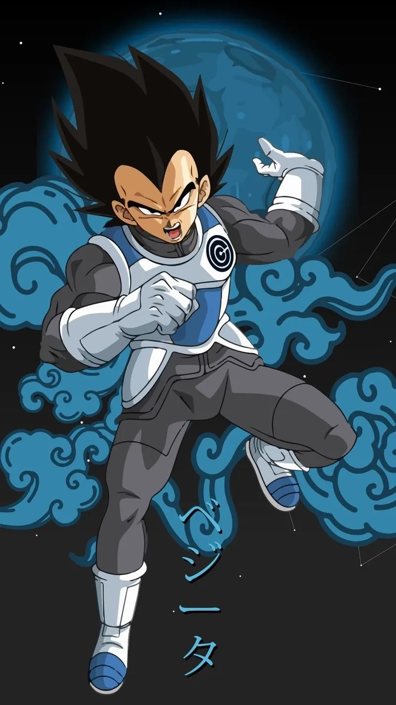 Majin Vegeta wallpaper gợi nhớ khoảnh khắc đau thương và quyết liệt