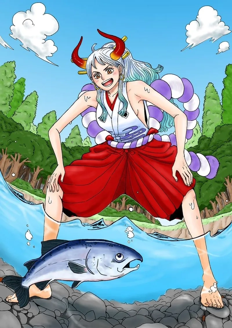 Hình nền tuyệt đẹp dành cho fan Yamato One Piece wallpaper