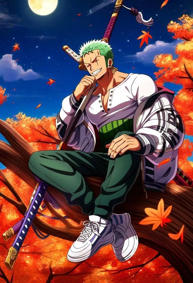 Phong thái chiến đấu đỉnh cao của Zoro ngầu lòi