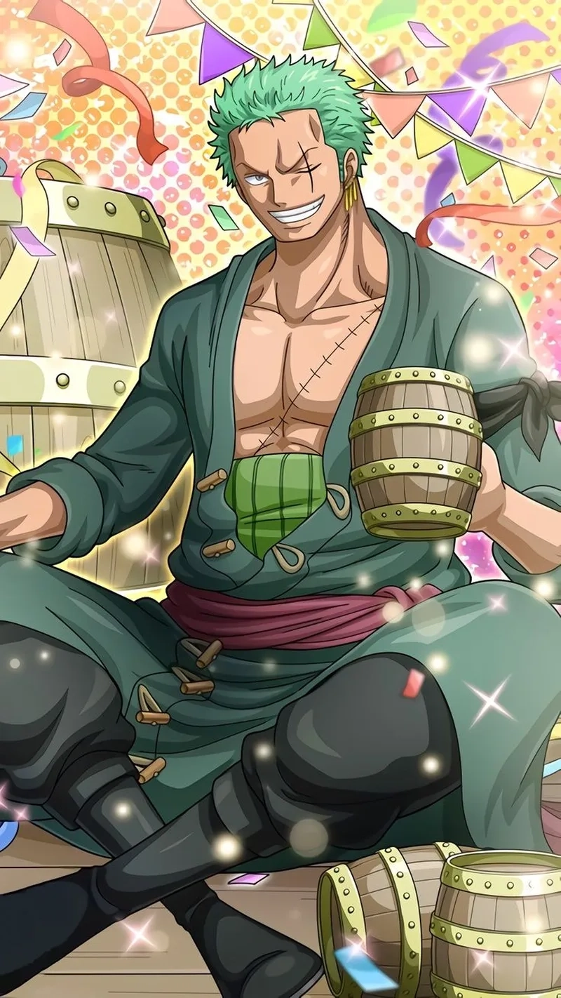 Chiến binh ba kiếm lừng danh là Roronoa Zoro