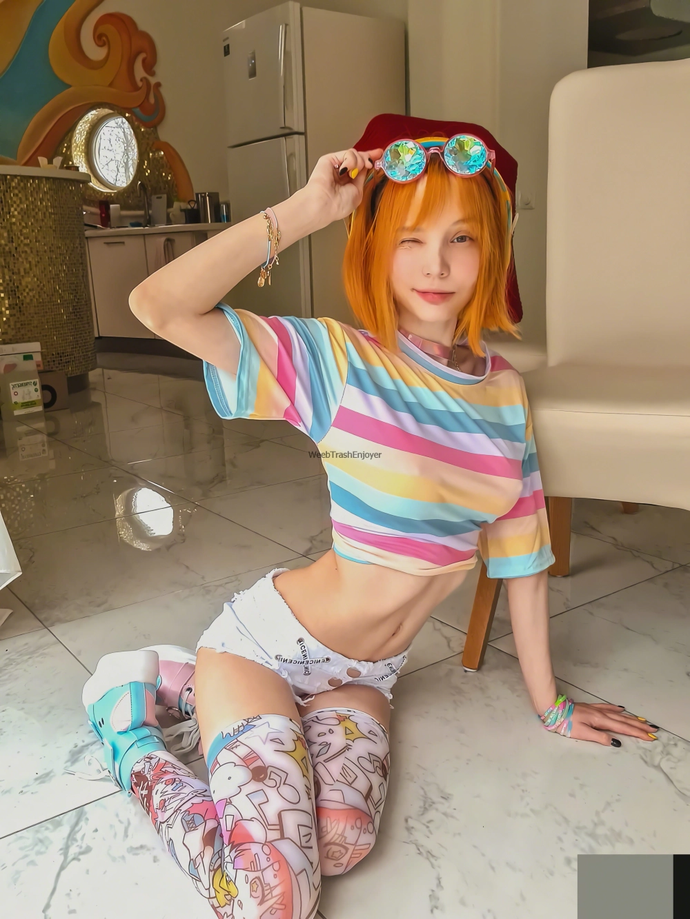 Nét đẹp quyến rũ và ánh nhìn táo bạo khiến RocksyLight thật nổi bật