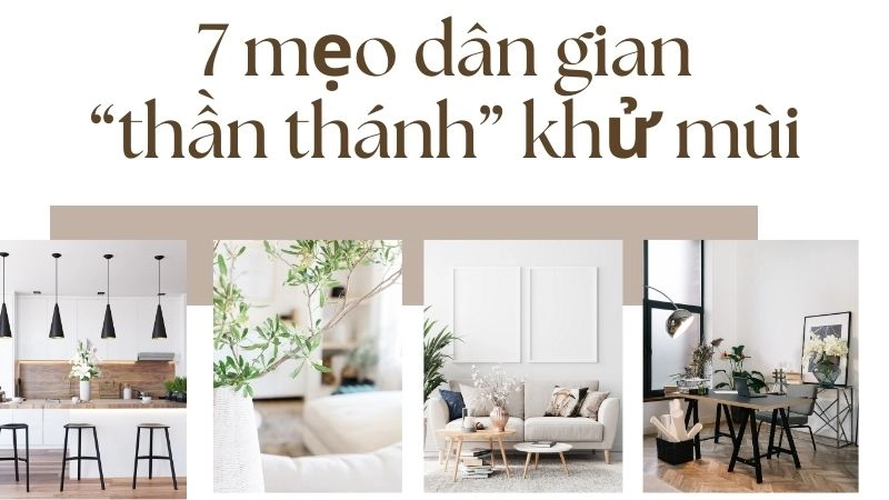 7 mẹo dân gian “thần thánh” khử mùi ẩm mốc tức thì 