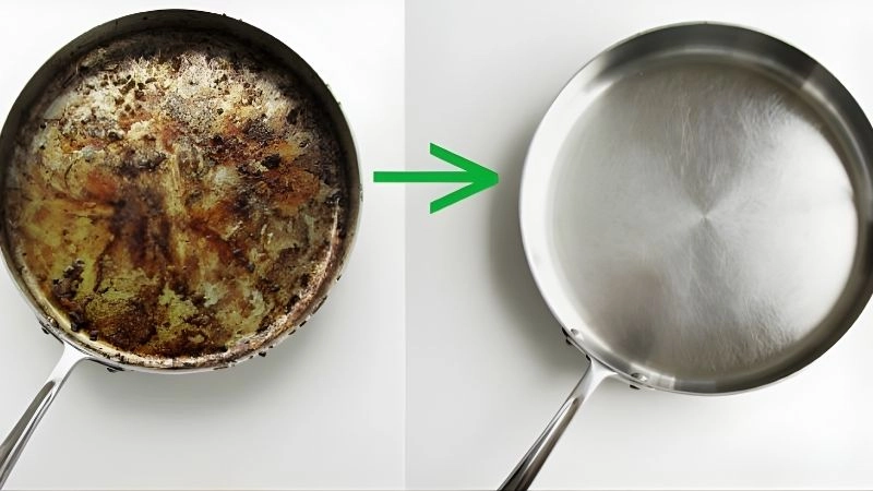 Tận dụng giấm ăn loại bỏ mảng bám cứng đầu